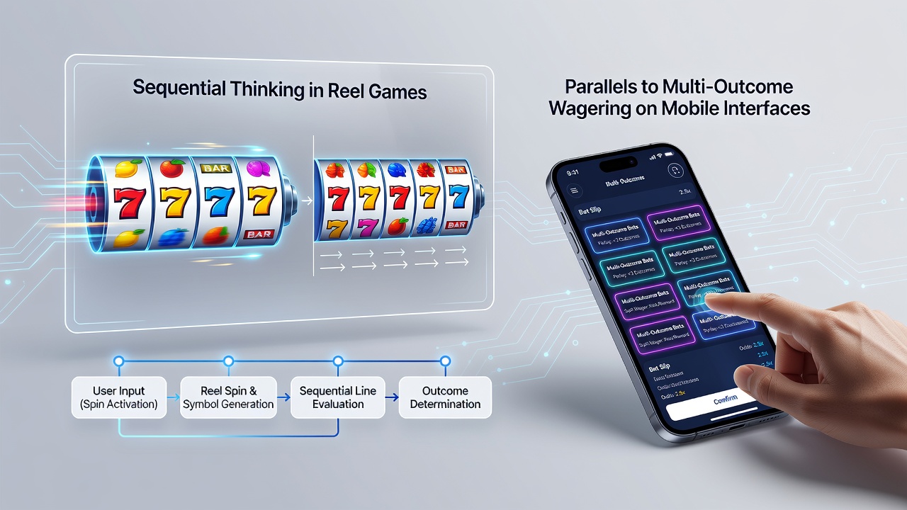 Mobile betting interface showing accumulator construction with multiple outcome selections highlighted sequentially